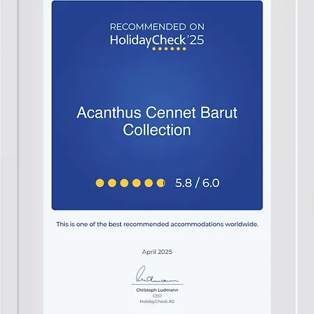 אתר נופש Acanthus Cennet Barut Collection
